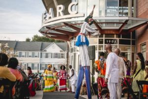 event entertainment stilt walker