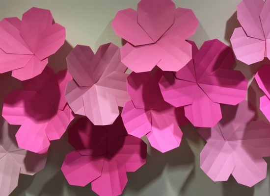 cherry blossom paper flowers